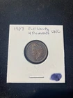 1907 Indian Head Uncirculated Small Cent with 4 Diamonds Full Liberty