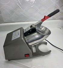 Reespring Shaved Ice Machine Ice Crusher Snow Cone Machine with Stainless Ste...