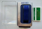 Vintage Seiko watch box and original instructions for a Calibre 7123