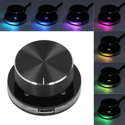 Audio Lautstärkeregler USB Typ-C PC Android Controller RGB Multimediale Manopola