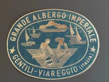 Grand Hotel Imperiale (Viareggio) Deco - Luggage Label