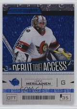 2023 Upper Deck Credentials Debut Ticket Access Blue /149 Leevi Merilainen 19eq