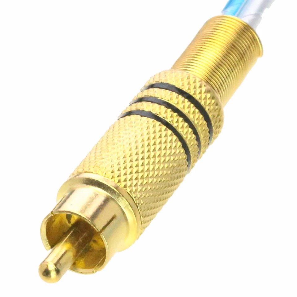 RCA phono male B to Deluxe 4mm bananas AV Audio amplifier speaker cable 1~16FT - Image 4 of 4