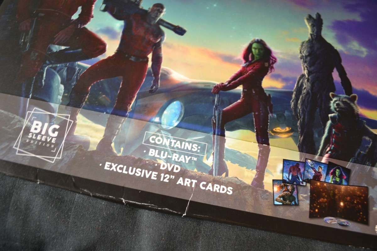 Big Sleeve Edition Blu Ray Movie Marvel Guardians Galaxy Vol 1