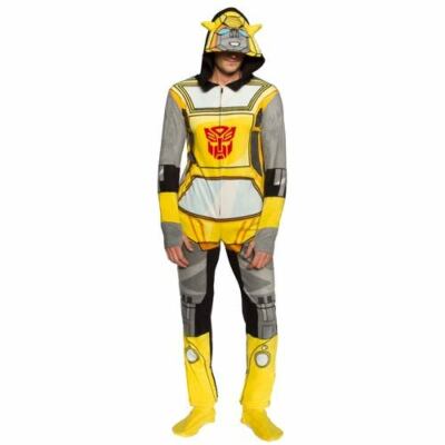 Transformers Bumblebee Hooded Unisex All in one with Thumb Holes