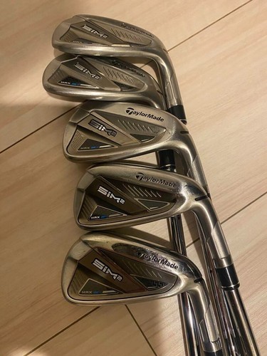TaylorMade SIM2 MAX Iron Set 5 Clubs 6-Pw KBS MAX MT 85 Stiff Flex