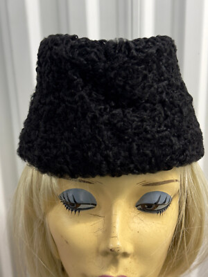 Vintage Don Anderson For Saks Fifth Ave Afghan Lambswool Hat  display picture 3