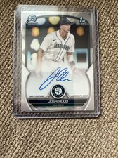 2023 bowman josh hood autograph