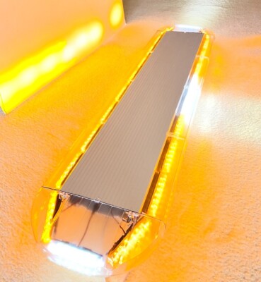 55'' Amber LED Tow Truck Beacon Lightbar w/ Cruise Control,Alley/Brake/TurnSignal