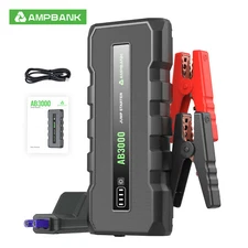 Portable Car Jump Starter,3000A Battery Charger,SuperSafe 12V Lithium Jump Box