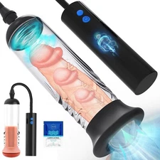 Vacuum Penis Pump for Male ED Enhancement Erectile Enlargement Penis Enlarger BG