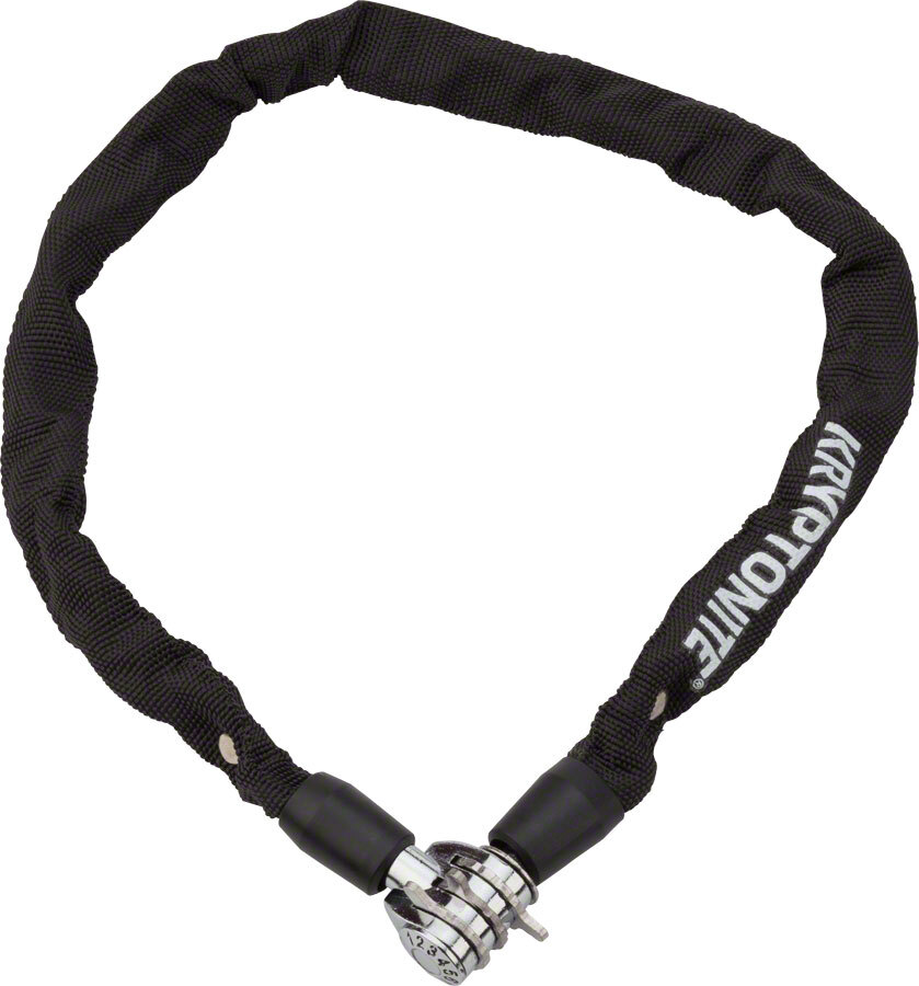 Цепной замок Kryptonite Keeper 465 с 3-значным комбинированным замком из стали 4 мм x 65 см черного цвета