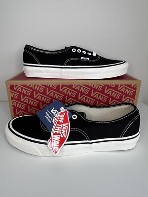 Vans Anaheim Authentic 44 Dx Black Trainers Canvas Lace Up Various