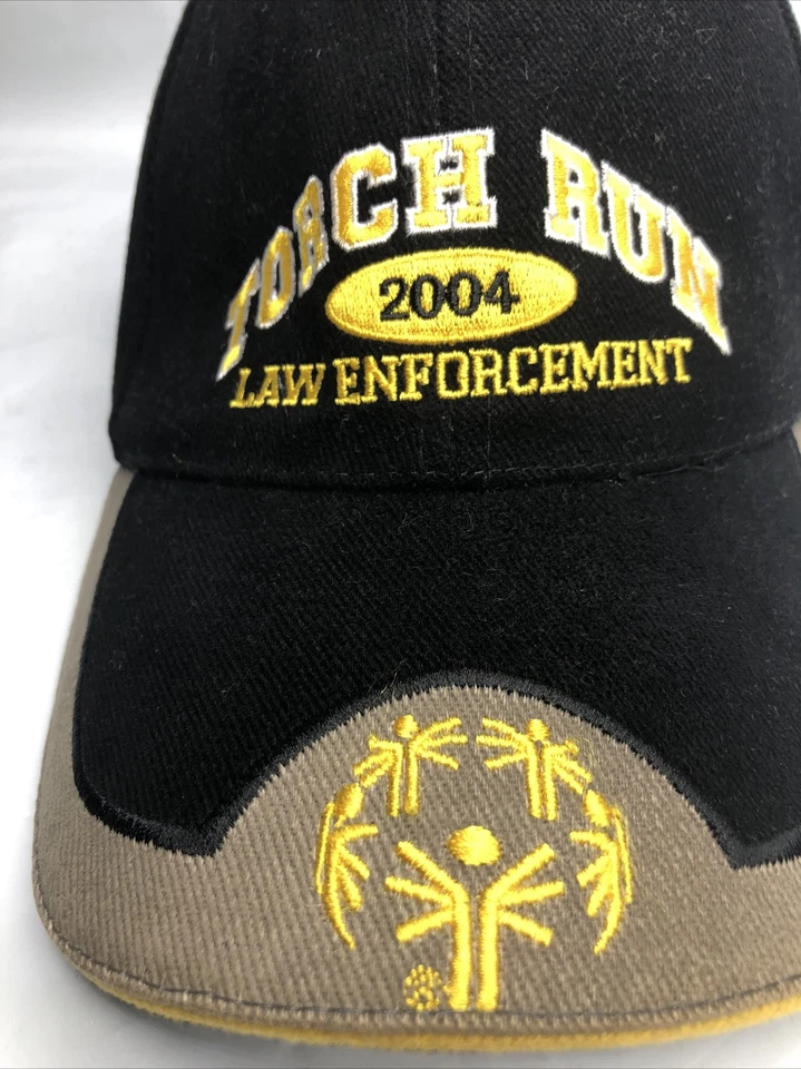 Gorra de béisbol ajustable 2004 Illinois Law Enforcement Torch Run Foto 2 de 4