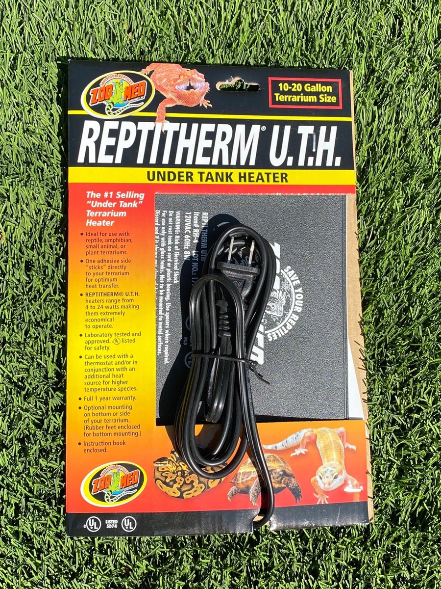 Zoo med Reptitherm U.T.H. Under tank heater 10 20 Gallons