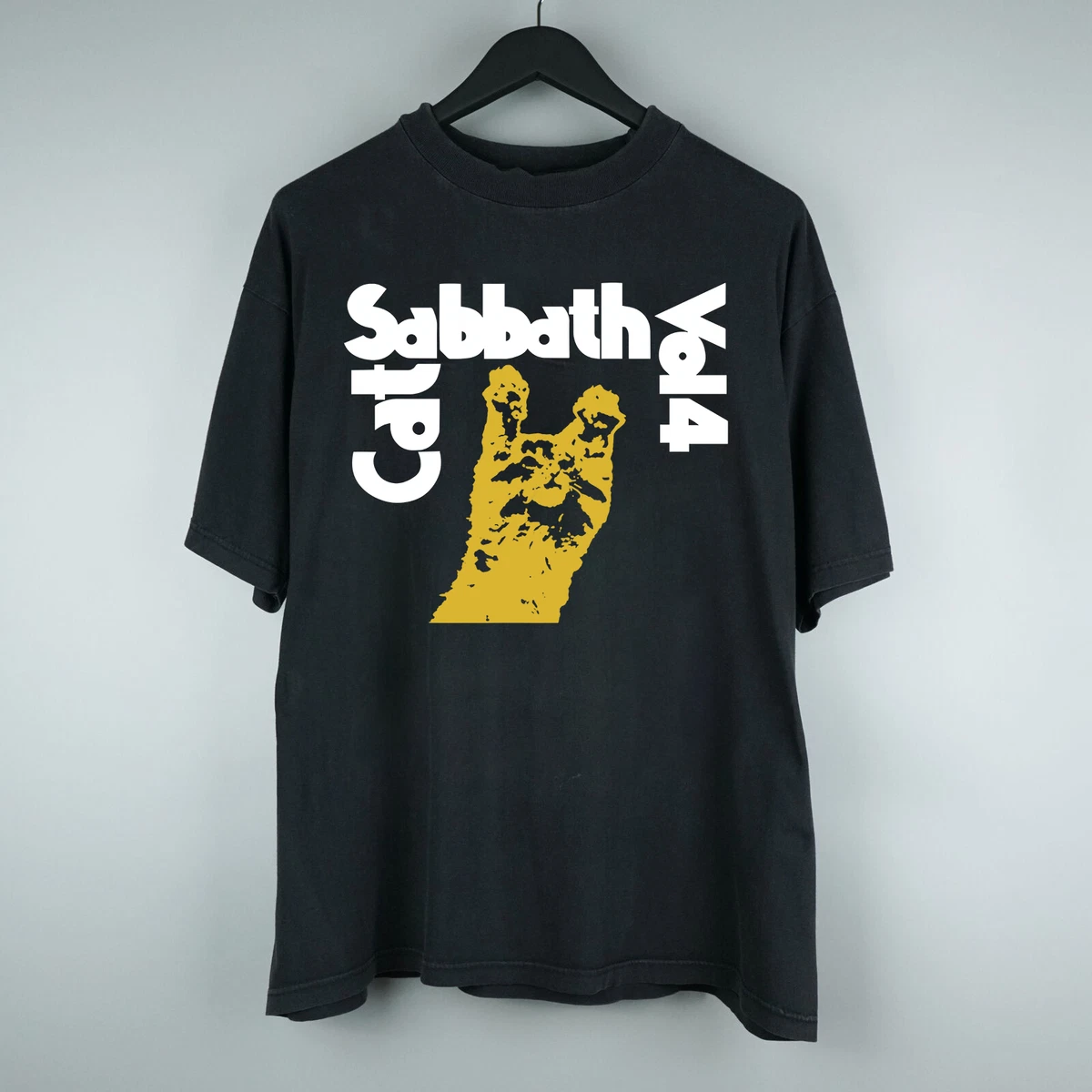 Black Sabbath Collection Funny Cat Album Gift For Fan S to 4XL T-shirt