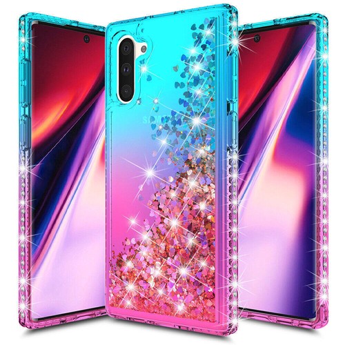 For Samsung Galaxy Note 10 Plis/S10 Plus 5G Bling Glitter Liquid Cover Case - Photo 13 sur 15