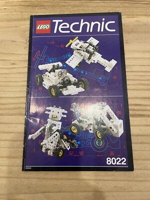 Lego Technic 8022 Multi Model Starter Set Instruction Manual Book.