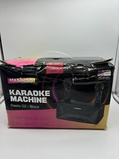 MASINGO Presto G2 Black Karaoke Machine for Adults and Kids