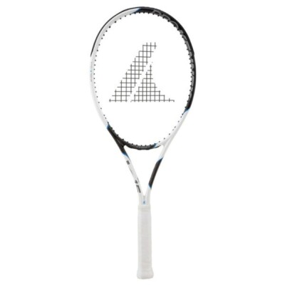PROKENNEX Ki 15 260 Raquette de Tennis Unisexe pour Adulte, Blanc, Carbone, Bleu, L3