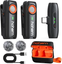 Hohem MIC-01 Wireless Lavalier Microphone Type-C TX+TX+RX for Android Smartphone