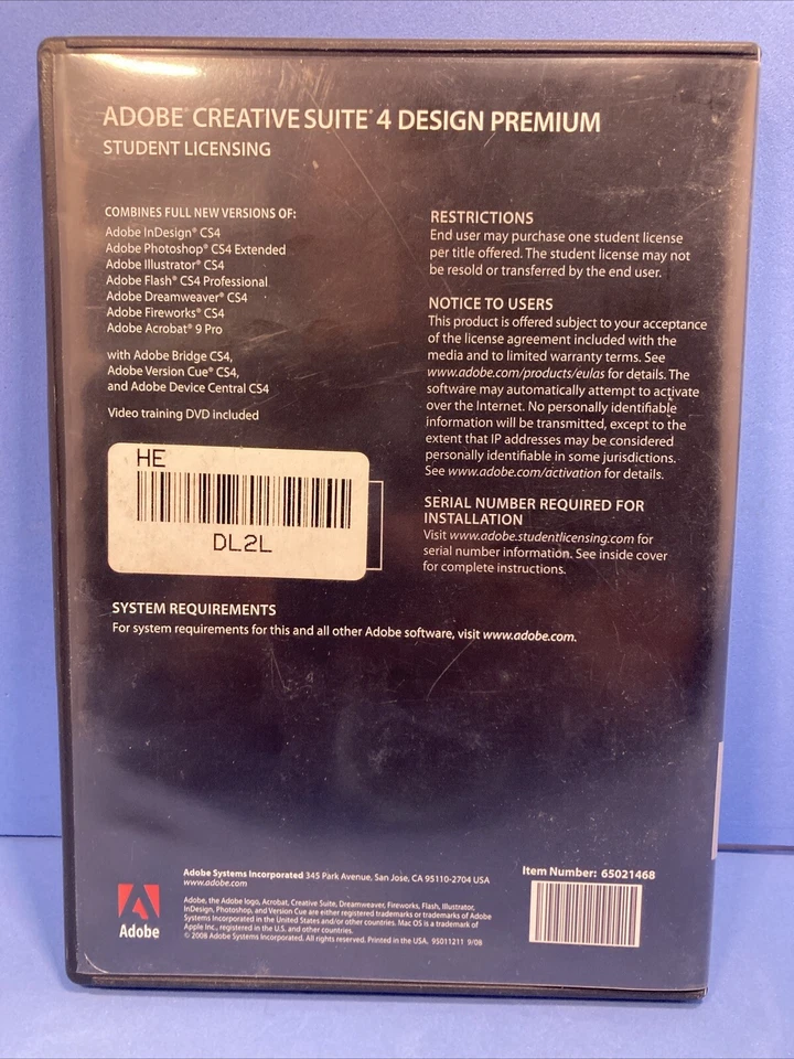 Adobe Creative Suite CS4 Design Premium: Mac OS Student  - Image 2 of 4