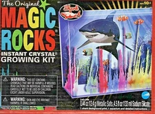 Original Magic Rocks Deluxe Rock Growing Kit 2934 Science Toy Shark Theme NEW