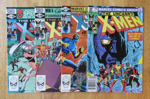 Run of 4 UNCANNY X-MEN (1981): #149-152 (NM-) *Super Bright, Colorful & Glossy!*