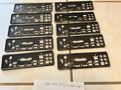10 Pcs  ASUS IO SHIELD for ASUS ROG STRIX Z370E GAMING ,( iNSULATED) ORIGINAL 