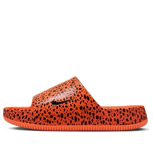 Sandali Nike Calm Slide Taglia 10 Stampa NS Arancione Safari Olimpiadi Uomo HF1067 800