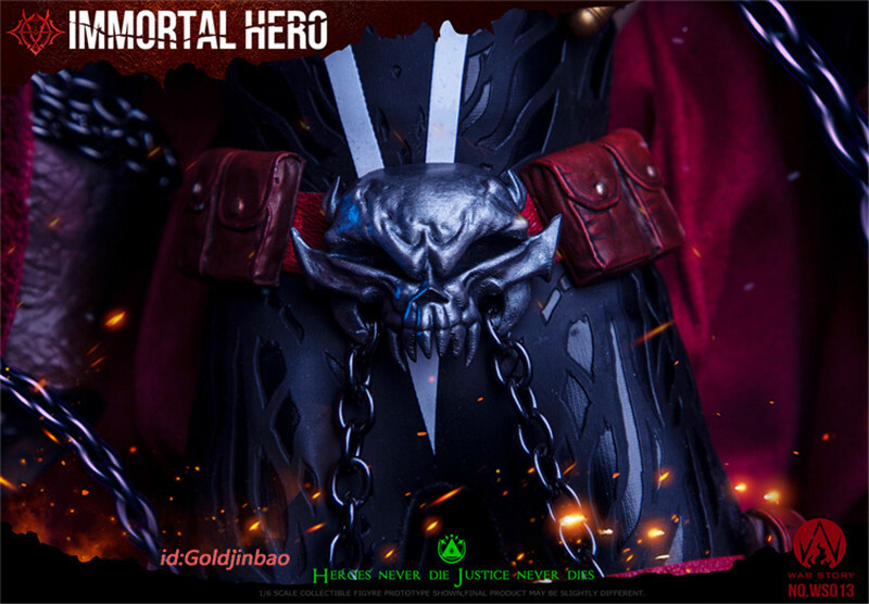 WAR STORY immortal hero フィギュア　1/6 1/6 War Story IMMORTAL HERO aka SPAWN Figure unboxing