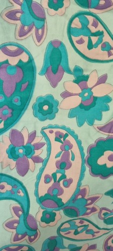 Rare Vintage 1960's Vibrant Micro Mini Dress With Collar, 40 X 28 Inches (14) - Picture 4 of 8