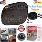 2pcs Car Sun Shade Screen Blackout UV Protector Kids Children Window Blind Mesh