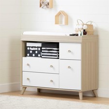 south shore angel changing table with drawers