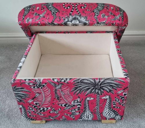Storage Footstools Emma J Shipley Fabrics Pouffes Footstalls Animalia Zambezi - Picture 88 of 125