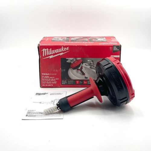Milwaukee TRAPSNAKE 25ft. Auger with Cable Drive Black/Red (4916