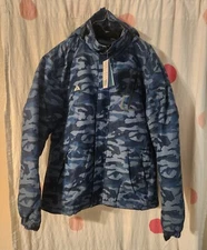 Moerdeng Dark Blue Camo Jacket (L)