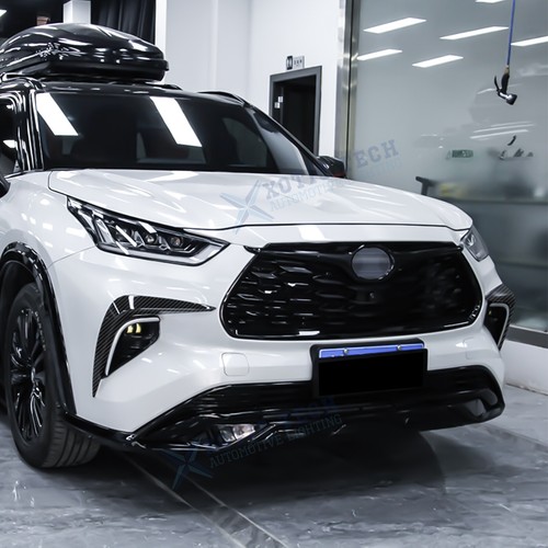 Exterior Front Fog Light Cover Trim Eyebrow Spoiler For Toyota Highlander 2020+ - Bild 12 von 15