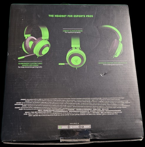 Razer Kraken Pro V2 ESports Gaming Headset *Empty Retail Box Only* Free Post Oz - Zdjęcie 5 z 14