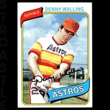 1980 Topps - Denny Walling #306 Houston Astros ⚾ Baseball Card