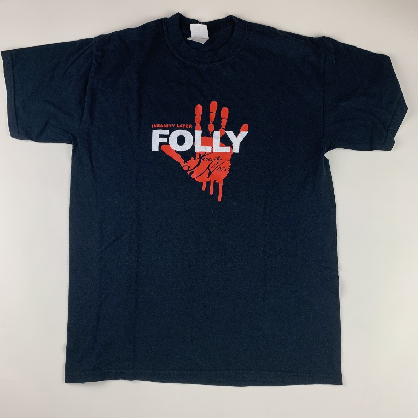Vintage Folly Band Shirt Medium Insanity Later Serenity Now eBay