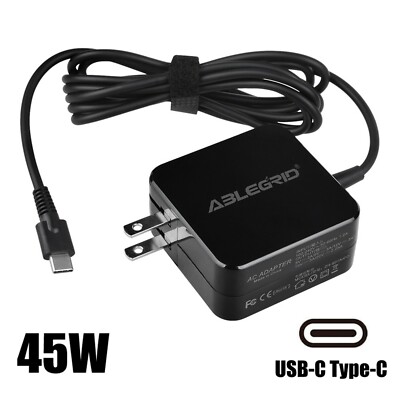 45W USB-C Type-C AC Charger for ASUS Chromebook Flip C434TA-DSM4T C434TA-DS384T