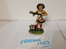 PRESEPE STATUINE PESCIVENDOLO ITALY ITALY IN PASTA CM 11X5,5