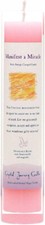 CRYSTAL JOURNEY Candle Pillar Manifest Miracle, 1 EA Orange