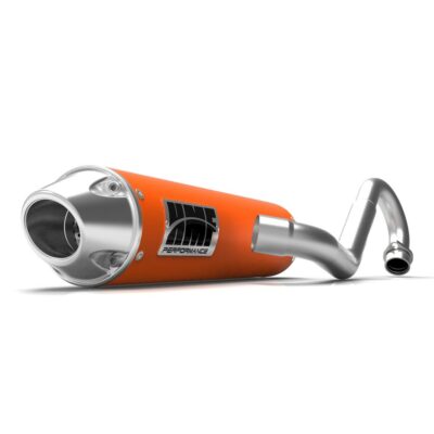 HMF Performance Orange Full System Exhaust Polished Euro Cap Predator 03-07
