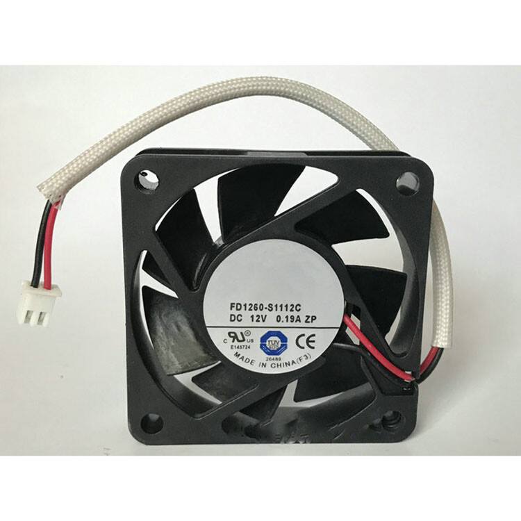 セット 1PC For ARX FD1260-S1112C DC12V 0.19A 6015 2pin 60*60*15mm Cooling