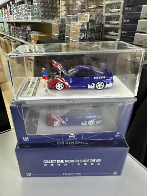 NISSAN SKYLINE GT-R R34 Z-TUNE NISMO FIGURE 1/64 DIECAST CAR MODEL TIME MICRO