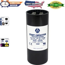 Universal 175 Mfd Motor Start Capacitor 330 VAC for Electric Motor Applications