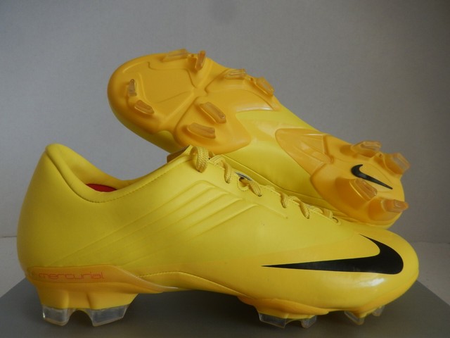 NIKE MERCURIAL VAPOR SUPERFLY FG VIBRANT YELLOW-BLACK SZ 8.5 RARE! [354553-707] | eBay