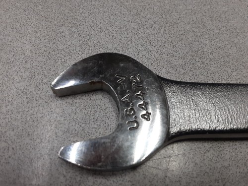 Craftsman -V- Series 44472 1/2in x 9/16in Tappet Wrench Made in USA - Picture 3 of 5